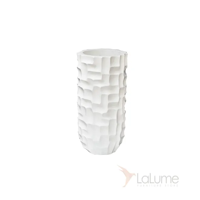 Кашпо белое напольное ZS-C787-27 от LaLume Кашпо белое напольное ZS-C787-27 от LaLume