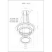Светильник подвесной Кольца K2BRL-1053P