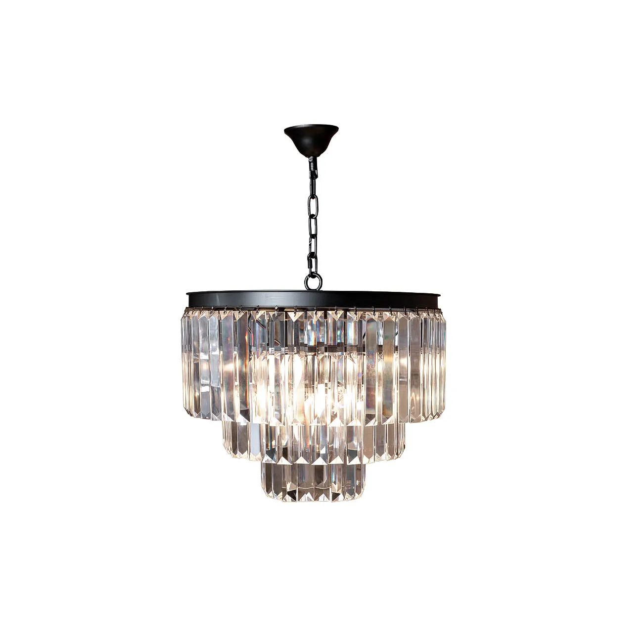 Люстра подвесная из прозрачного стекла 15-D6901-9BL от LaLume Люстра подвесная из прозрачного стекла 15-D6901-9BL от LaLume