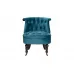 Кресло низкое сине-зеленое велюровое HD2202868-BBD