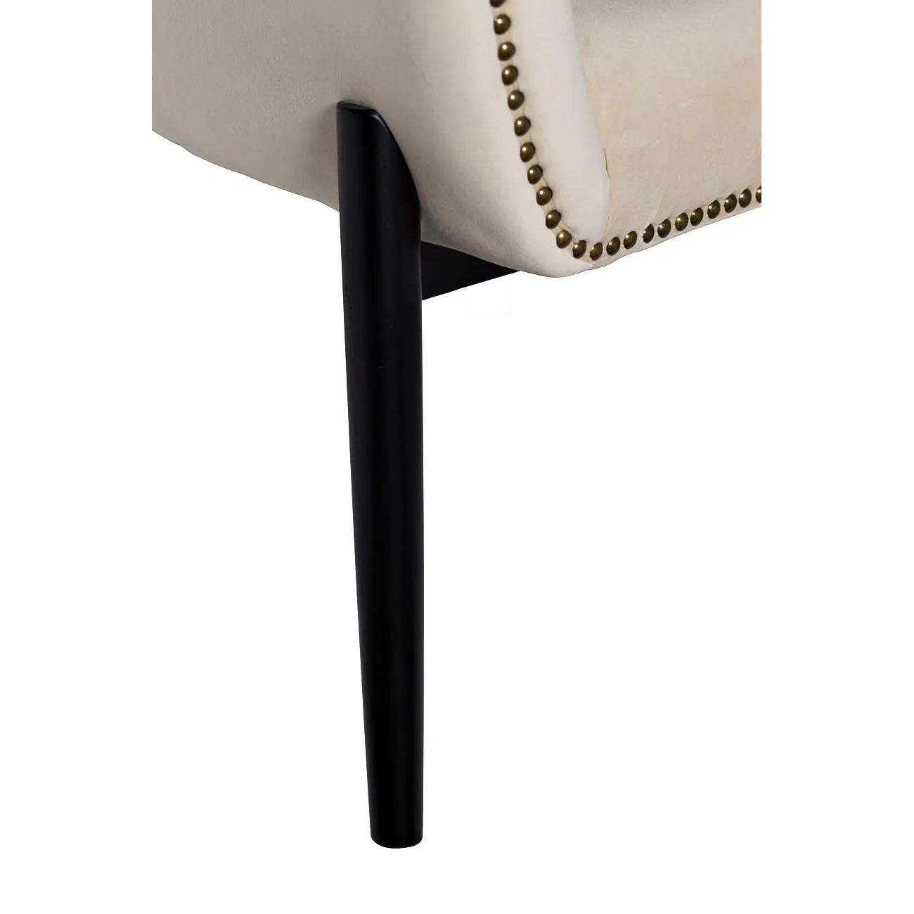 Кресло низкое велюровое бежевое PJC379-PJ634 от LaLume