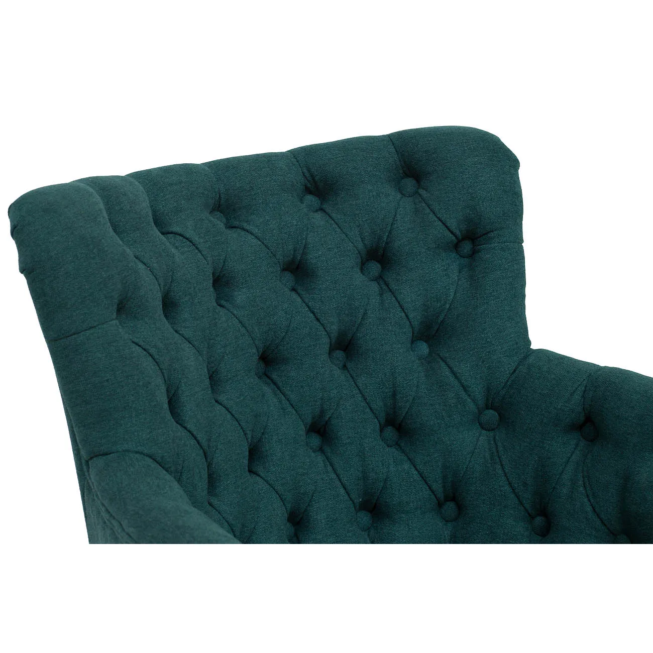 Кресло велюровое тёмно-бирюзовое PJC741-PJ618 от LaLume Кресло велюровое тёмно-бирюзовое PJC741-PJ618 от LaLume