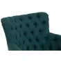 Кресло велюровое тёмно-бирюзовое PJC741-PJ618 от LaLume