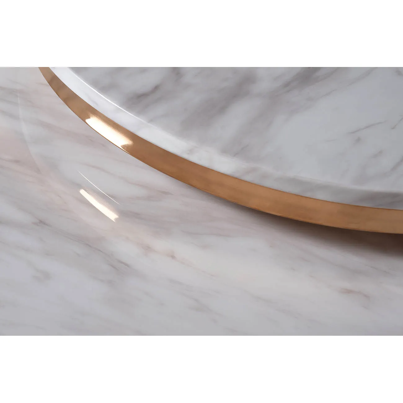 Набор из 2х журнальных столиков (искусственный мрамор) 57EL-ET101В от LaLume Набор из 2х журнальных столиков (искусственный мрамор) 57EL-ET101В от LaLume