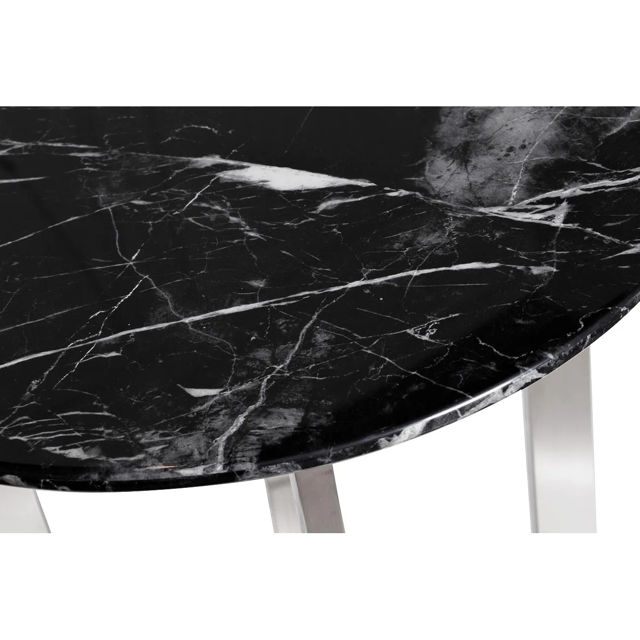 Столик журнальный черный (искусственный мрамор) 33FS-ET2029-BS от LaLume Столик журнальный черный (искусственный мрамор) 33FS-ET2029-BS от LaLume