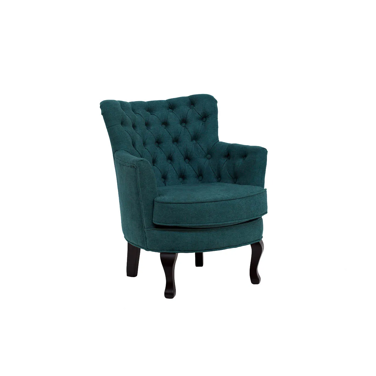 Кресло велюровое тёмно-бирюзовое PJC741-PJ618 от LaLume Кресло велюровое тёмно-бирюзовое PJC741-PJ618 от LaLume