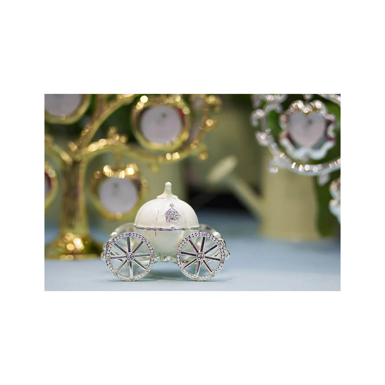 Шкатулка Карета белая LS0723B от LaLume Шкатулка Карета белая LS0723B от LaLume