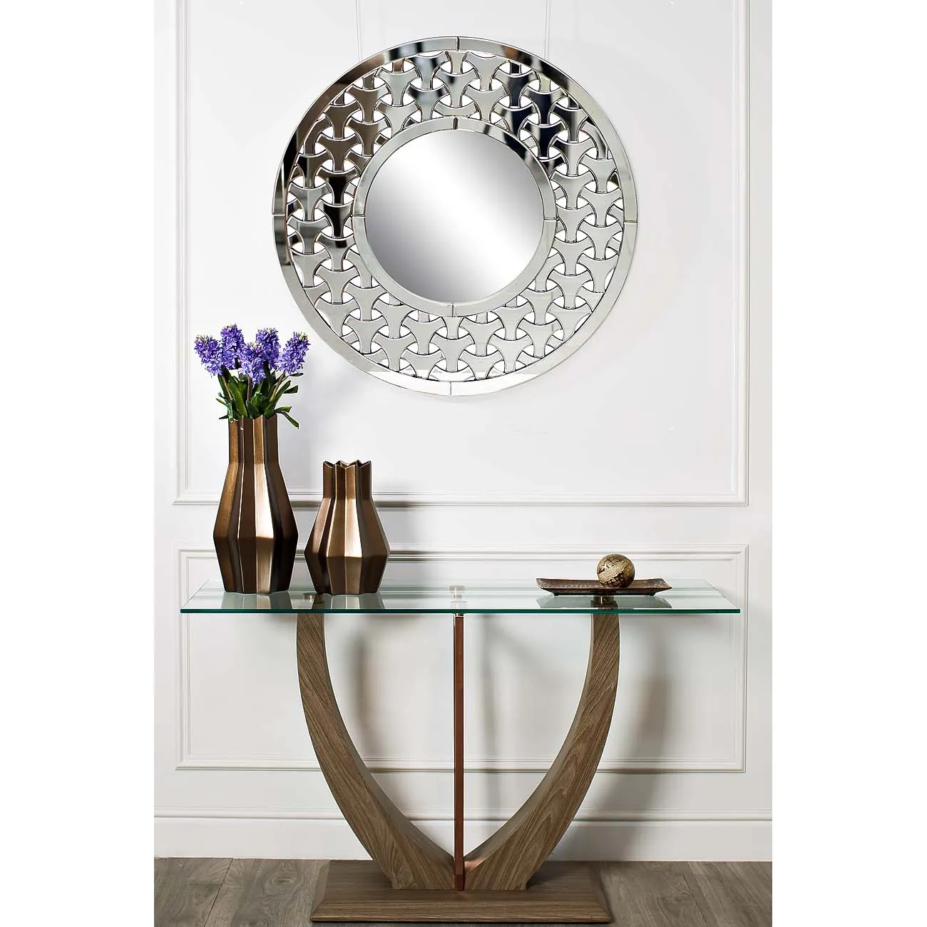 Ваза керамическая золотисто-коричневая WF07-42 от LaLume