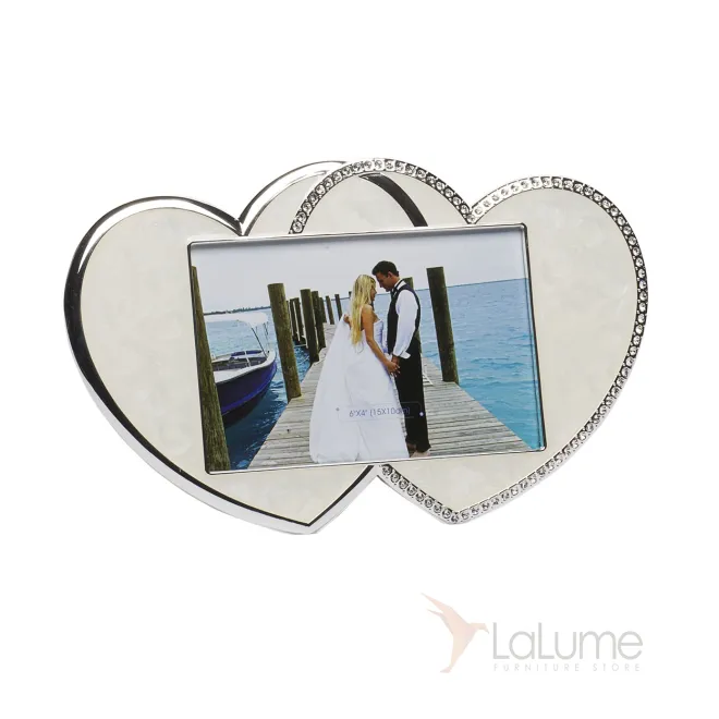 Фоторамка  Два сердца (1фото) LS10203 от LaLume