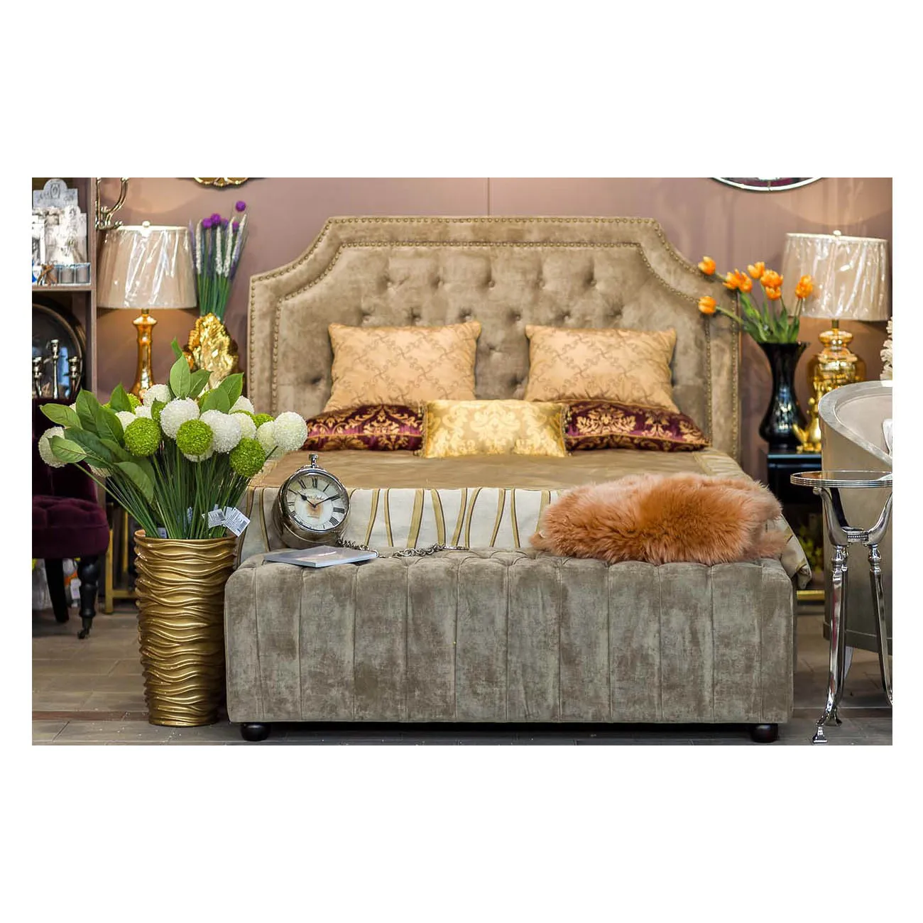 Кашпо напольное золотое ZS-C845-26 от LaLume Кашпо напольное золотое ZS-C845-26 от LaLume