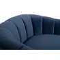 Кресло на металлическом каркасе темно-синее ZW-777 BLU SS от LaLume
