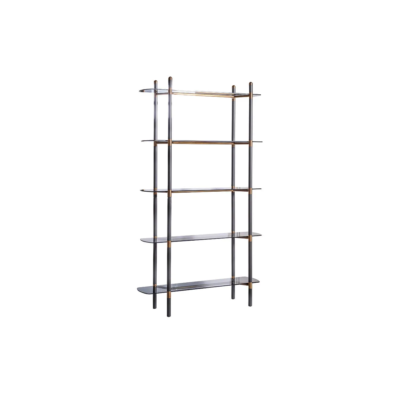 Стеллаж с полками из тонированного стекла 58DB-SH16005 от LaLume