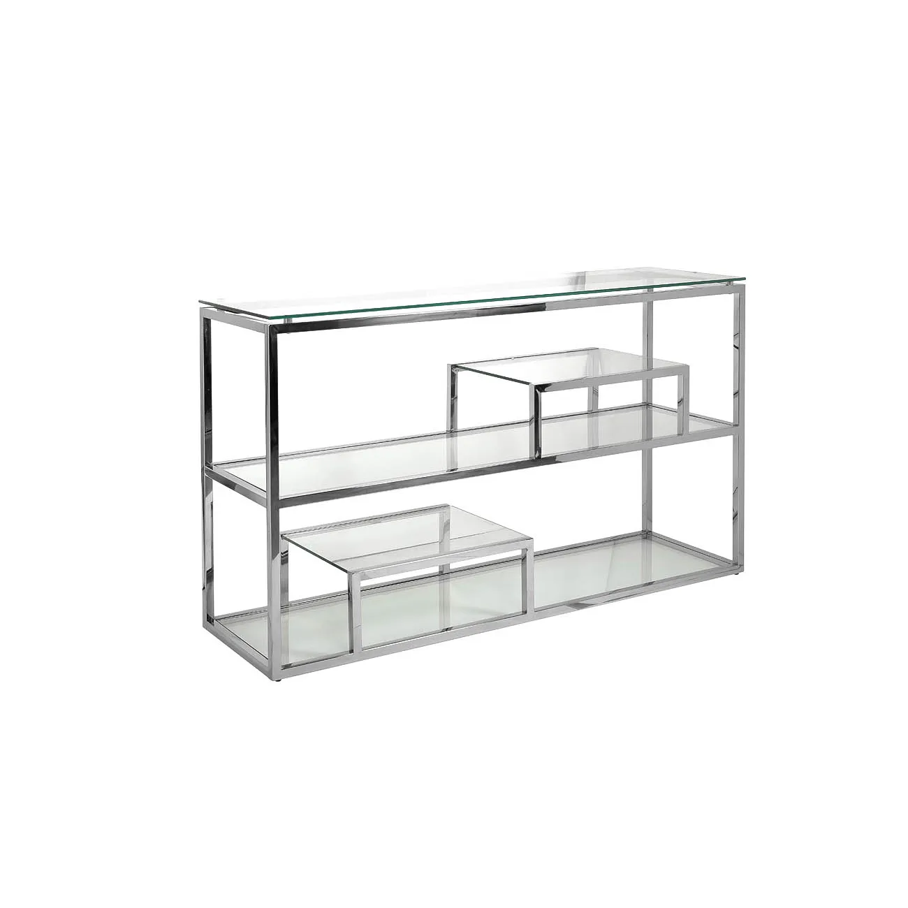 Консоль со стеклом (цвет хром) GY-CST8005 от LaLume