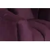 Кресло велюровое темно-фиолетовое с подушкой ZW-81101 DVI