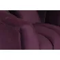 Кресло велюровое темно-фиолетовое с подушкой ZW-81101 DVI от LaLume
