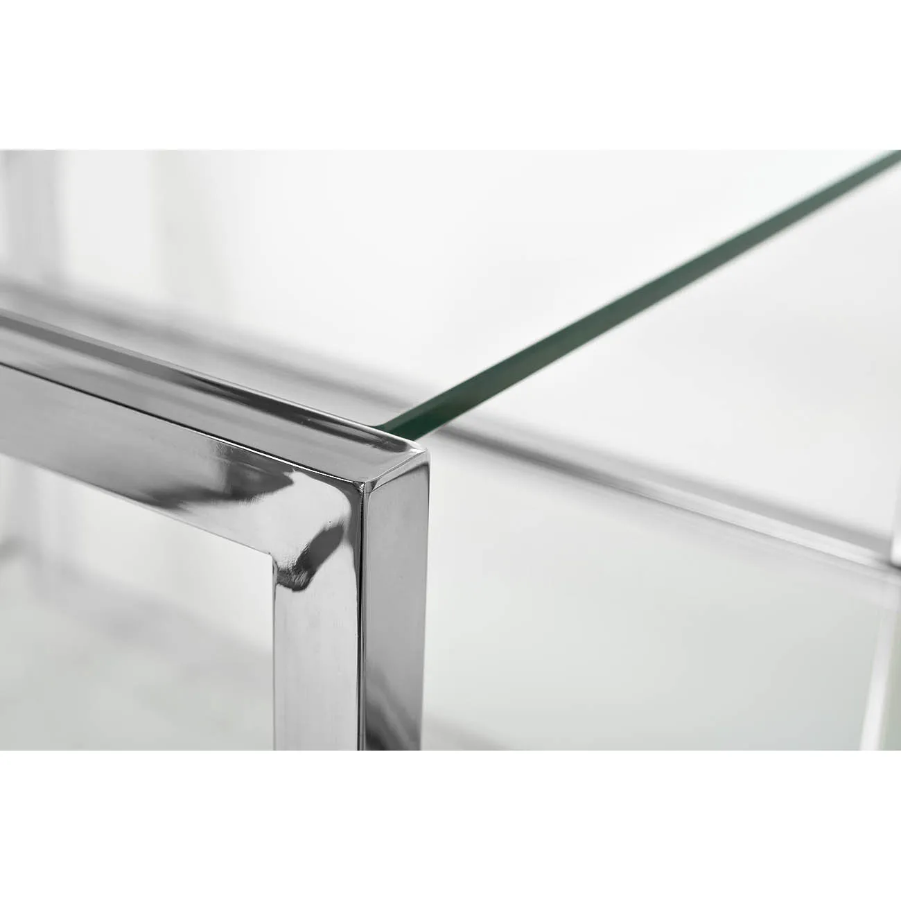 Консоль со стеклом (цвет хром) GY-CST8005 от LaLume