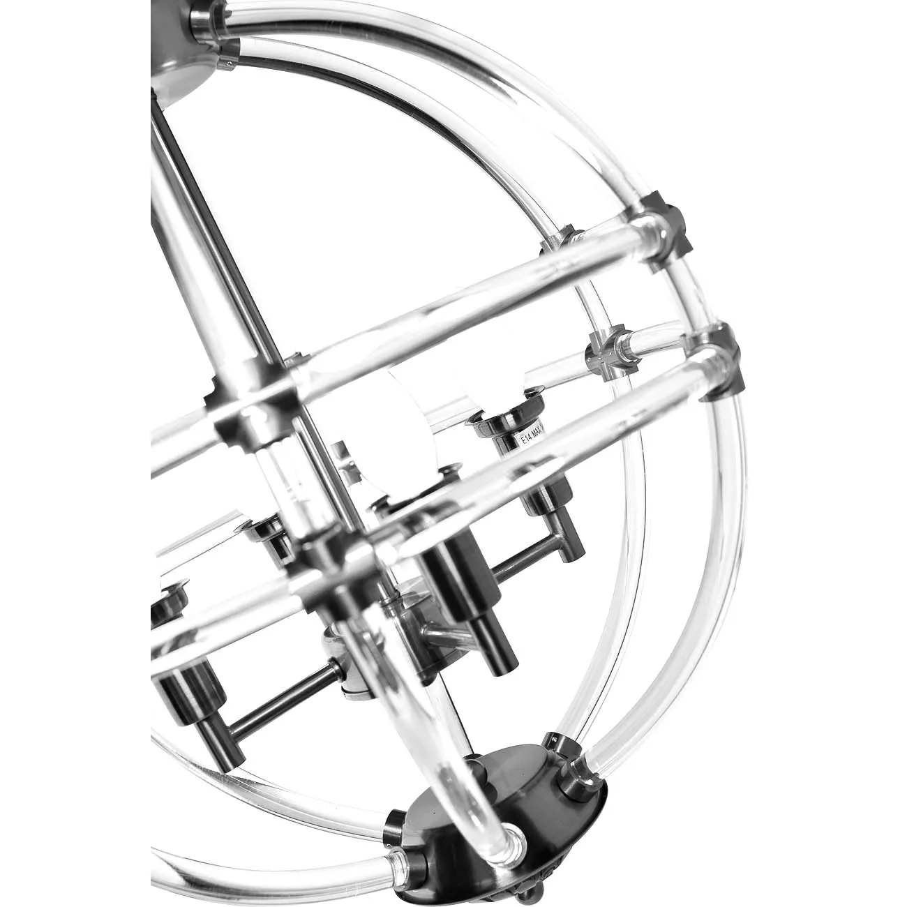 Светильник подвесной винтажный (хром) K2MP-766P-4 от LaLume