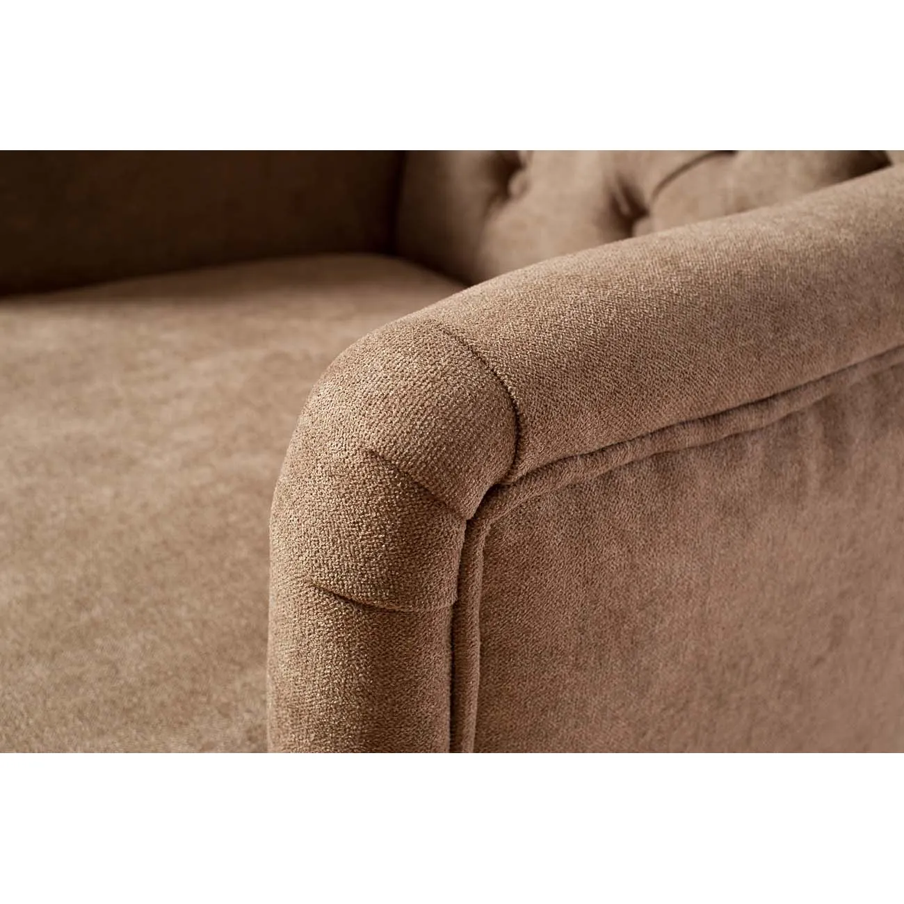 Кресло серо-бежевое бархатное PJC591-PJ619 от LaLume