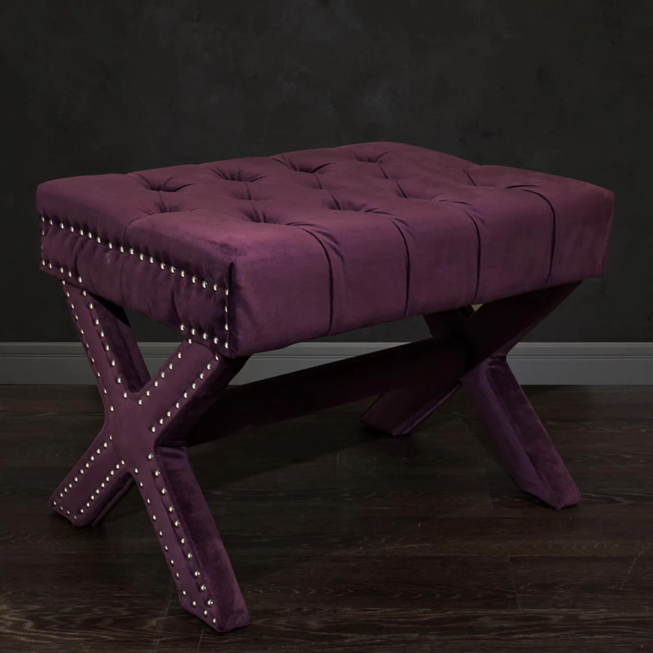 Банкетка в прихожую фиолетовая Neil 5825 от LaLume