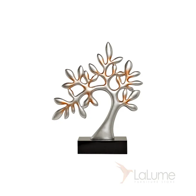 Статуэтка  Дерево  серебряная на подставке D1735