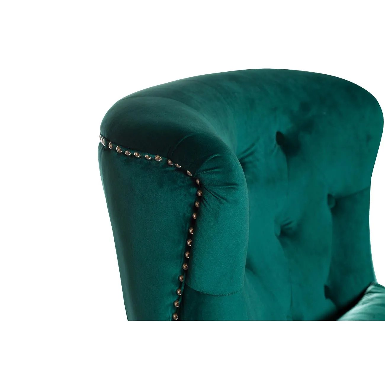 Кресло бархатное зеленое (с подушкой) 24YJ-7004-07342/1 от LaLume