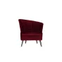 Кресло велюровое бордовое (правое) 48MY-2553-R BUR SLV от LaLume