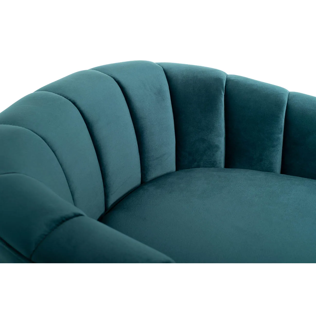 Кресло на металлическом каркасе сине-зеленое ZW-777 GRN SS от LaLume