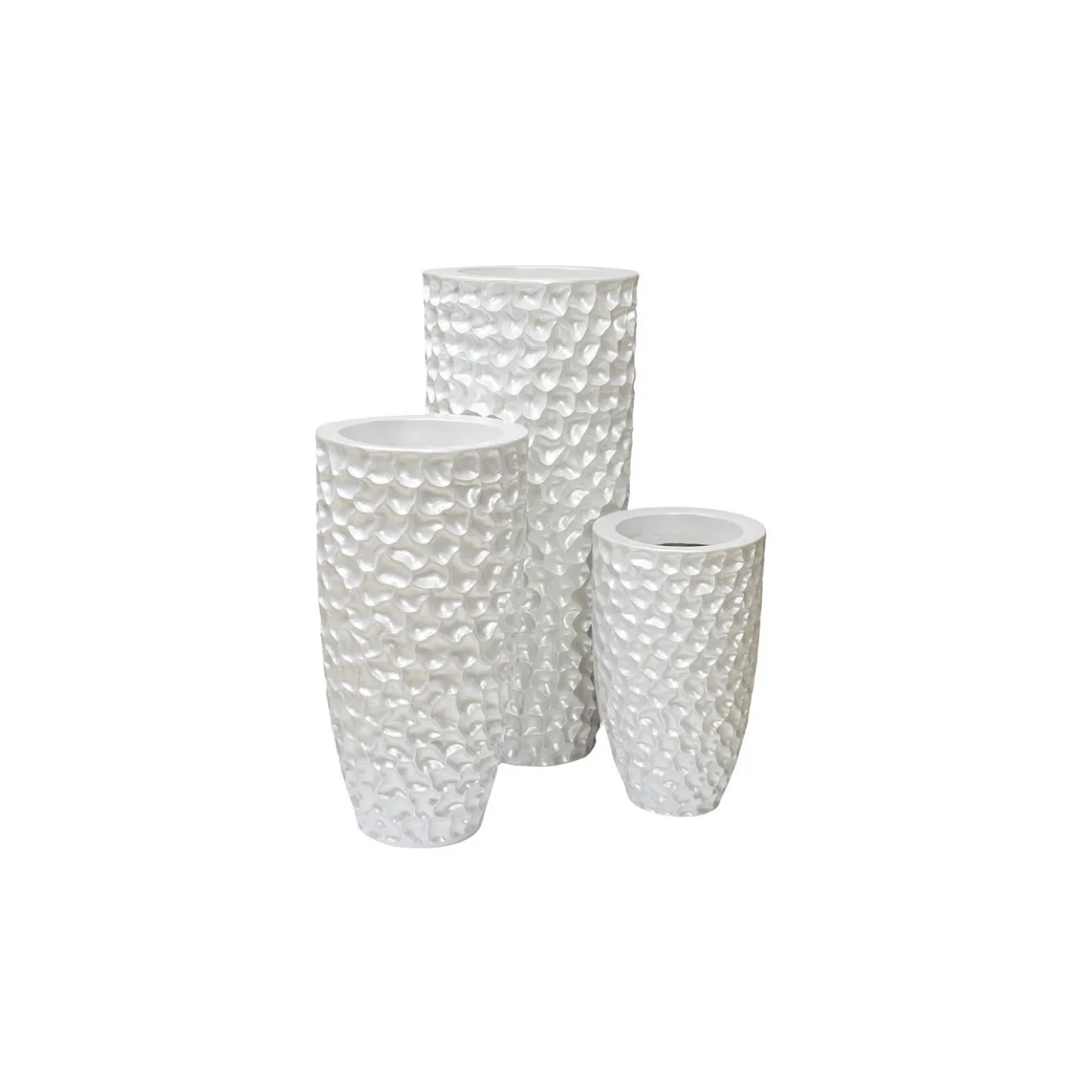 Кашпо напольное жемчужно-белое ZS-C785-27 от LaLume Кашпо напольное жемчужно-белое ZS-C785-27 от LaLume