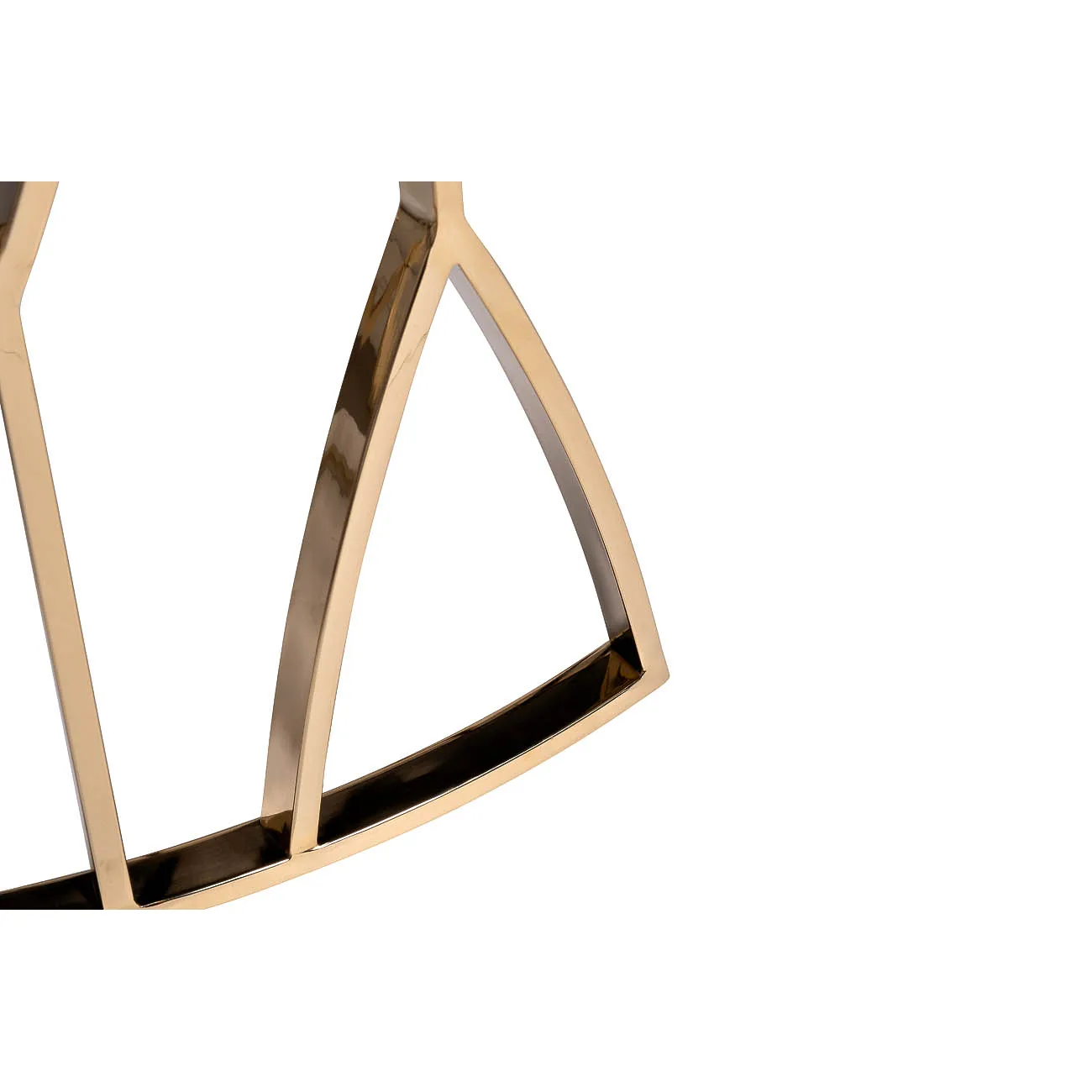 Стол журнальный с черным стеклом (золото) 13RXCT3104-GOLD от LaLume