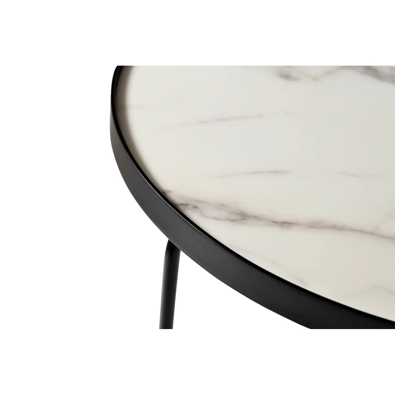 Столик журнальный белый (искусственный мрамор) 33FS-ET276-BL от LaLume Столик журнальный белый (искусственный мрамор) 33FS-ET276-BL от LaLume