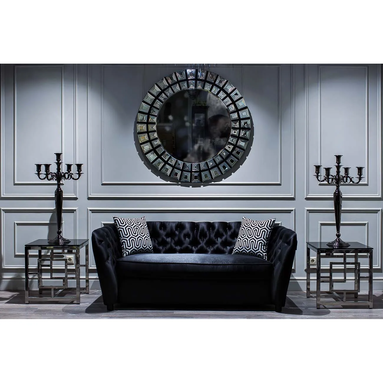 Стол журнальный с черной столешницей GY-ET2051212 от LaLume Стол журнальный с черной столешницей GY-ET2051212 от LaLume