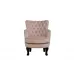 Кресло велюровое розовое PJC741-PJ621