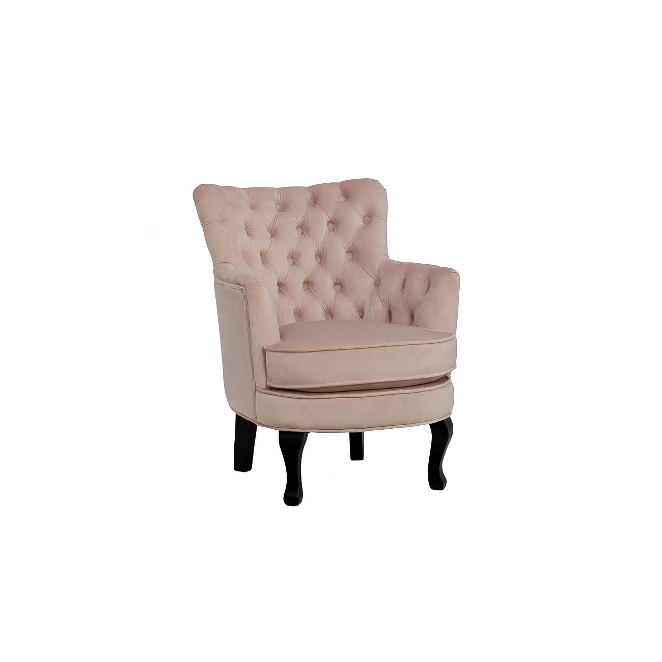 Кресло велюровое розовое PJC741-PJ621 от LaLume