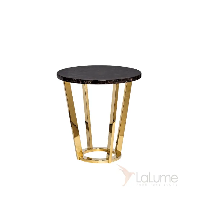 Столик журнальный коричневый (искусственный мрамор) 33FS-ET20С05-PG от LaLume Столик журнальный коричневый (искусственный мрамор) 33FS-ET20С05-PG от LaLume