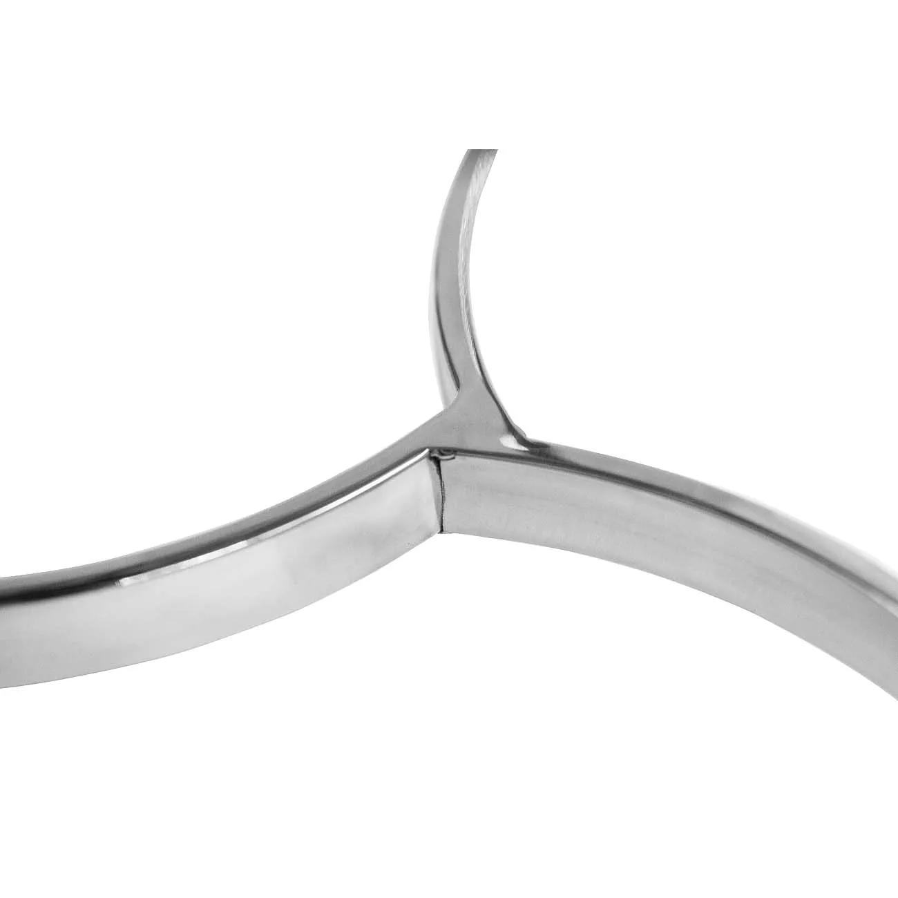 Журнальный столик круглый серебряный 13RXFS5080M-SILVER от LaLume