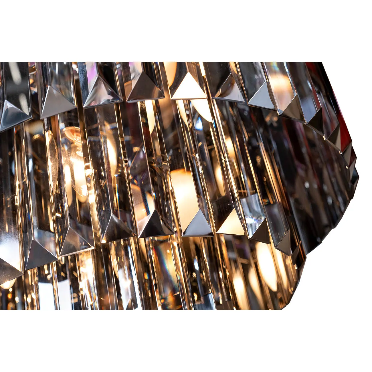 Люстра подвесная из дымчатого стекла 15-D6901-9NI от LaLume