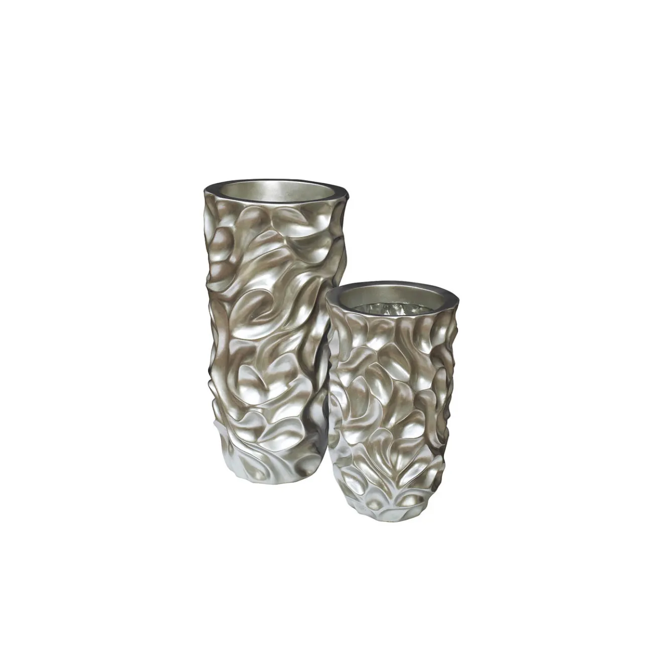 Кашпо напольное серебряное ZS-C847-27 от LaLume