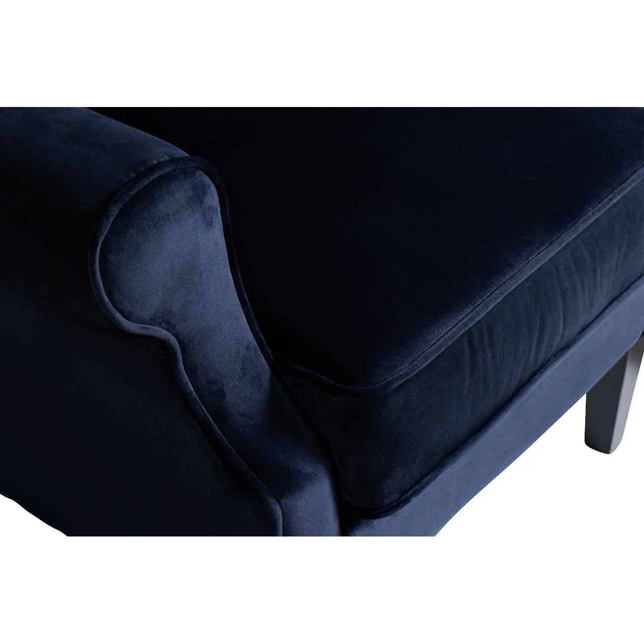 Кресло велюровое темно-синее PJS26601-PJ633 от LaLume Кресло велюровое темно-синее PJS26601-PJ633 от LaLume