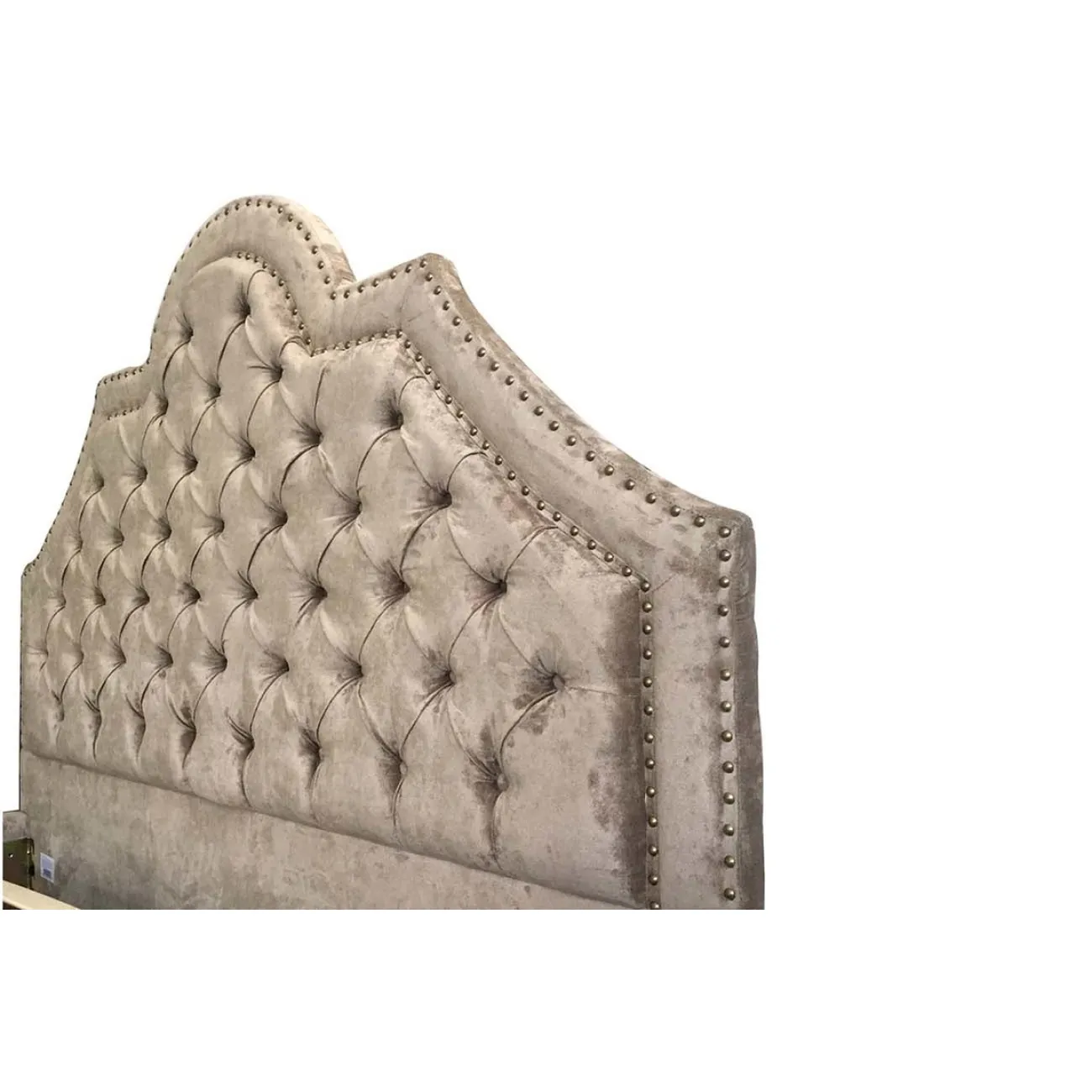 Кровать двуспальная с мягким изголовьем N-Province 767-4 от LaLume