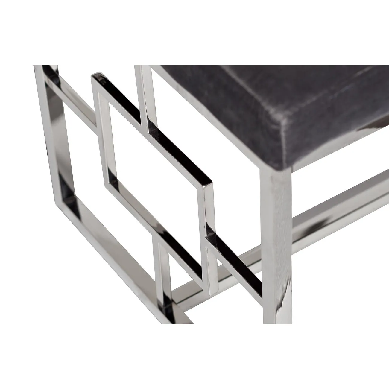 Банкетка велюровая серая 47ED-BEN005-GR от LaLume