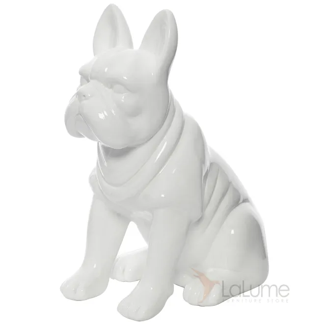 Копилка Бульдог D3232 (белый) от LaLume Копилка Бульдог D3232 (белый) от LaLume