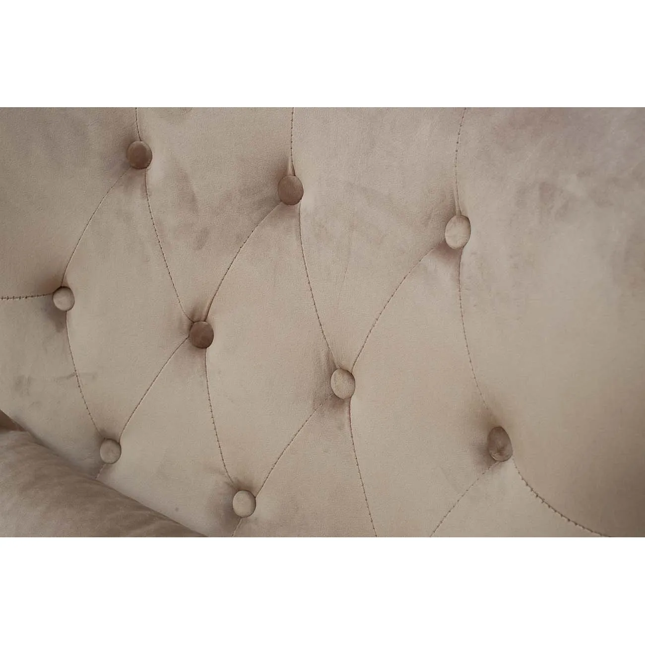 Кресло велюровое бежевое (с подушкой) 24YJ-7004-06413/1 от LaLume