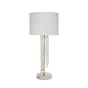 Лампа настольная с кристаллами (белый плафон) K2KR0700T-1 от LaLume