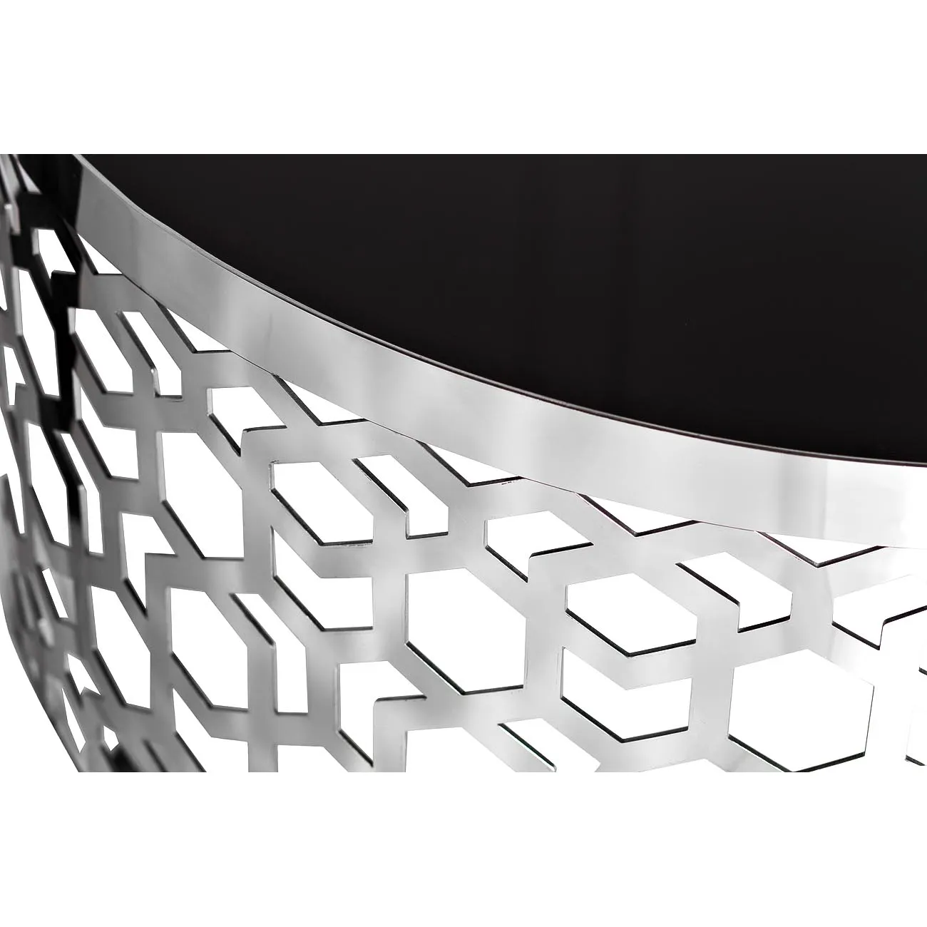 Стол журнальный круглый серебряный 13RXCT8012-SILVER от LaLume Стол журнальный круглый серебряный 13RXCT8012-SILVER от LaLume