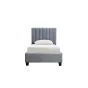 Кровать односпальная велюровая серая N-B1743-90GR от LaLume