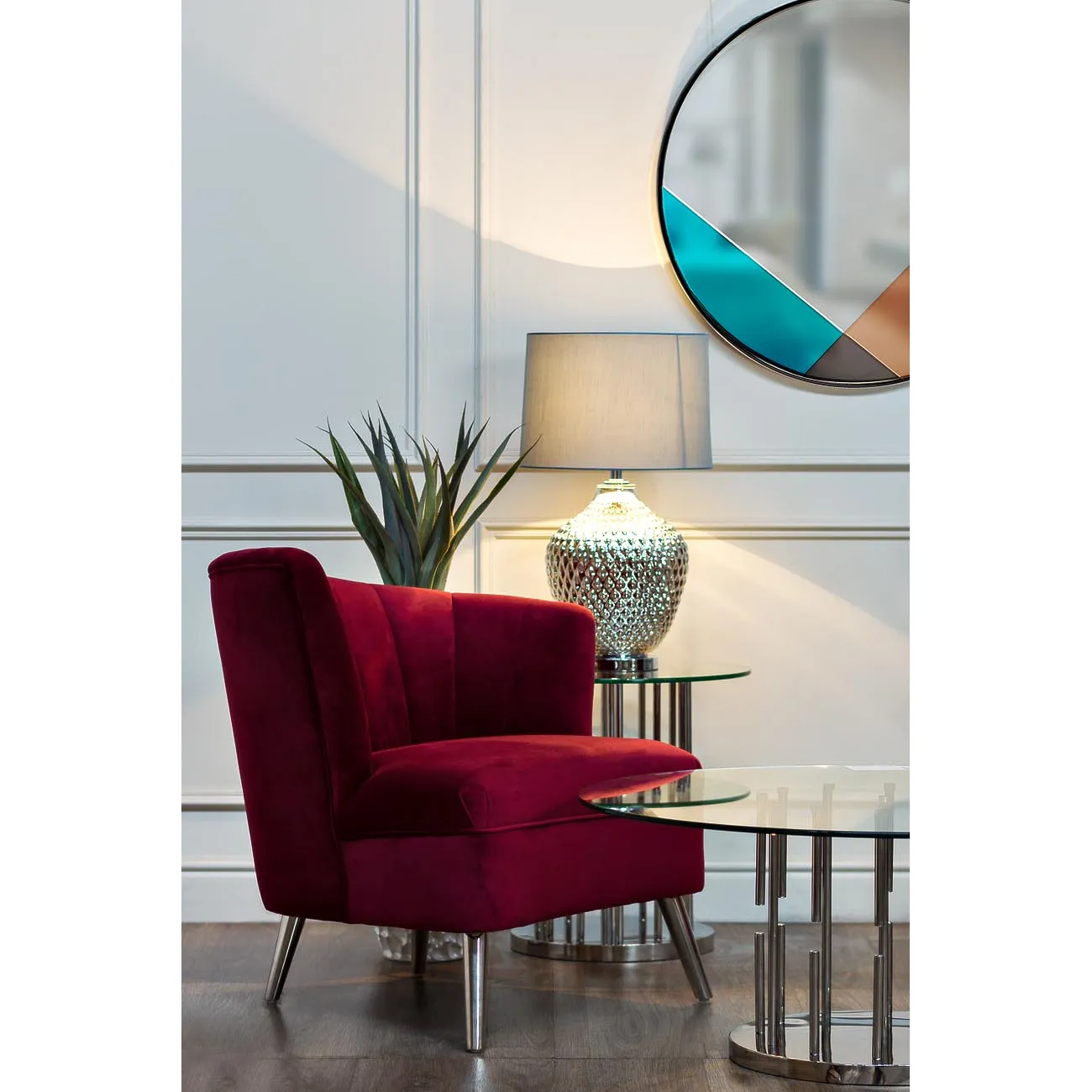 Лампа настольная плафон синий 22-88017 от LaLume Лампа настольная плафон синий 22-88017 от LaLume