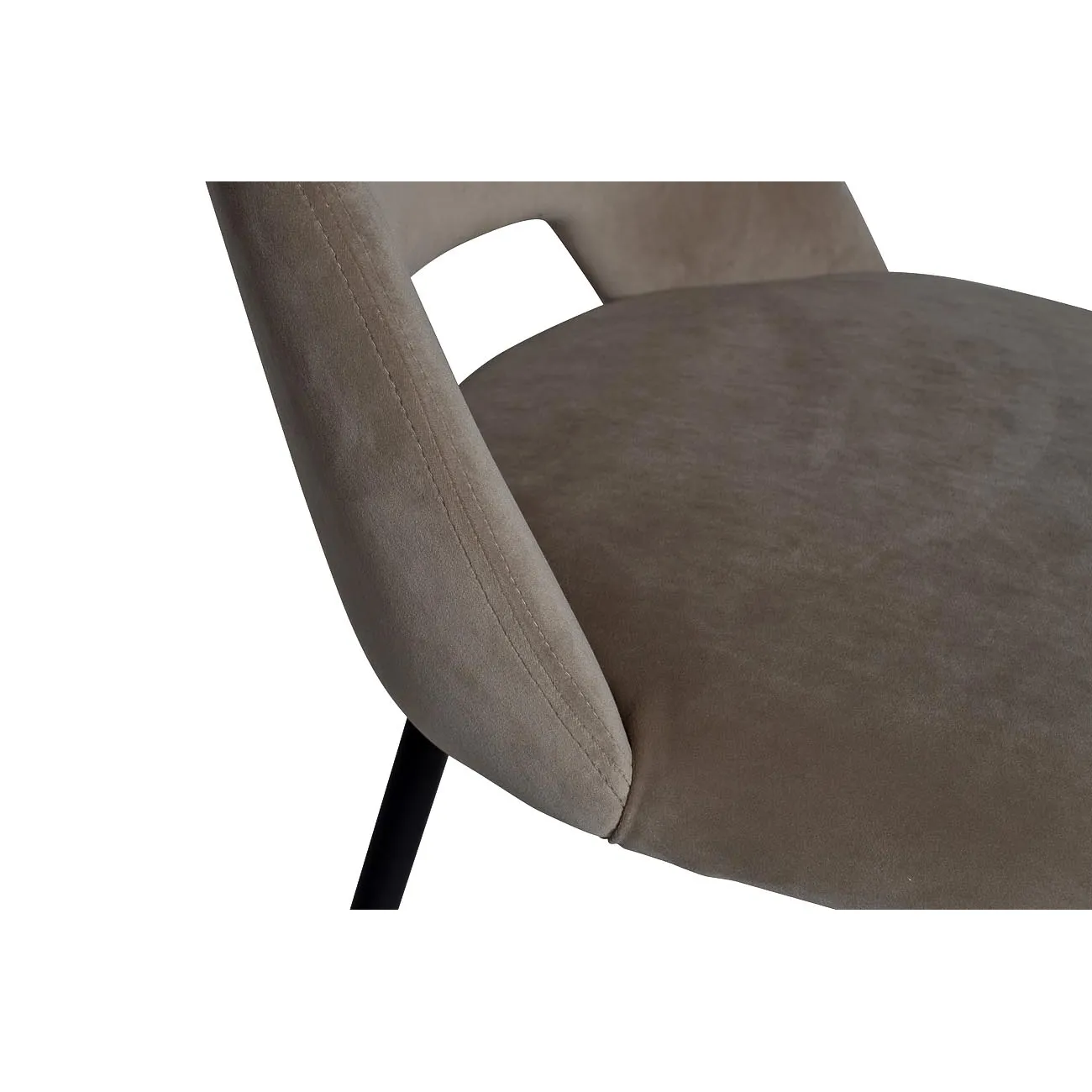 Стул велюровый бежевый 46AS-CH3073-BEIGE от LaLume