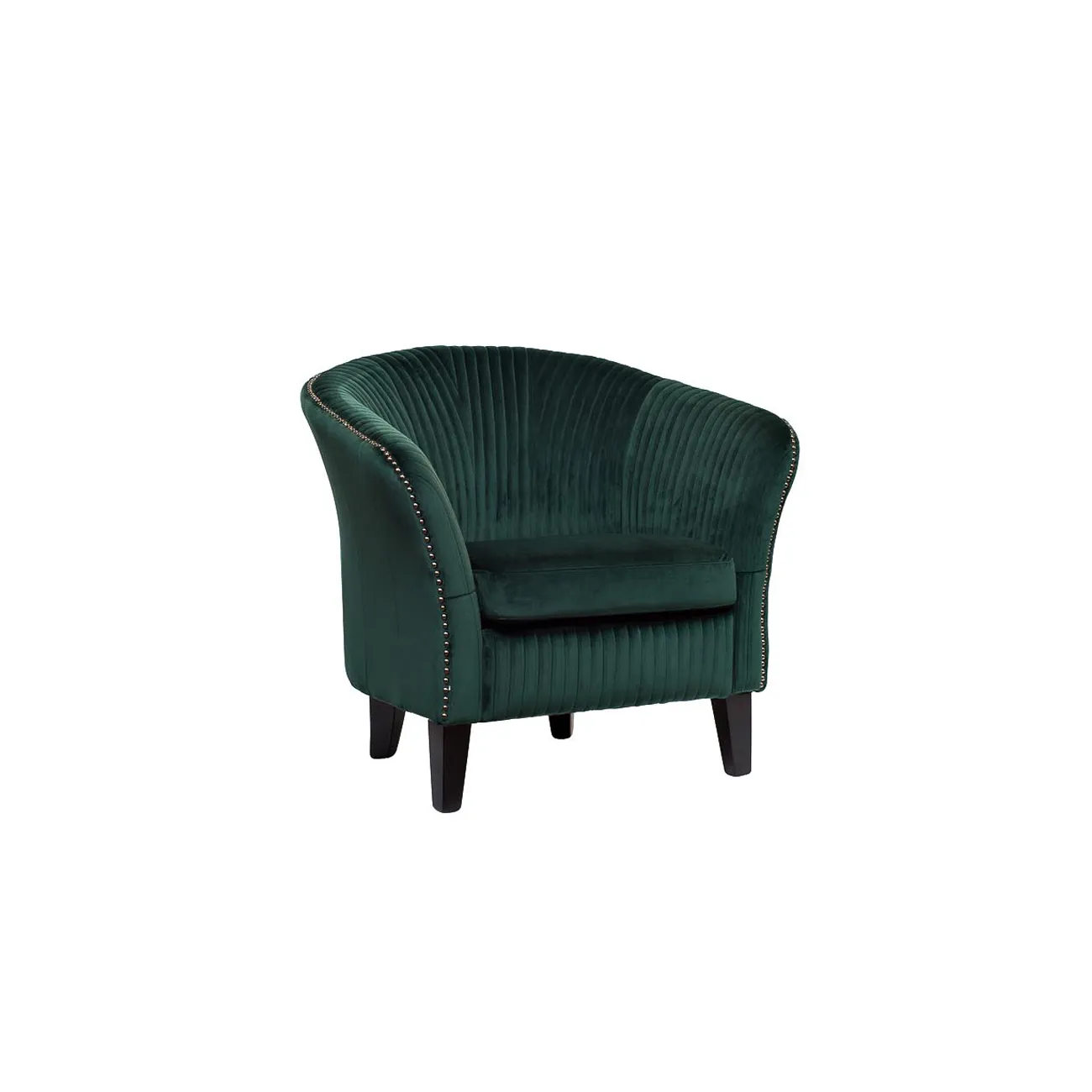 Кресло низкое велюровое изумрудное PJS30801-PJ622 от LaLume