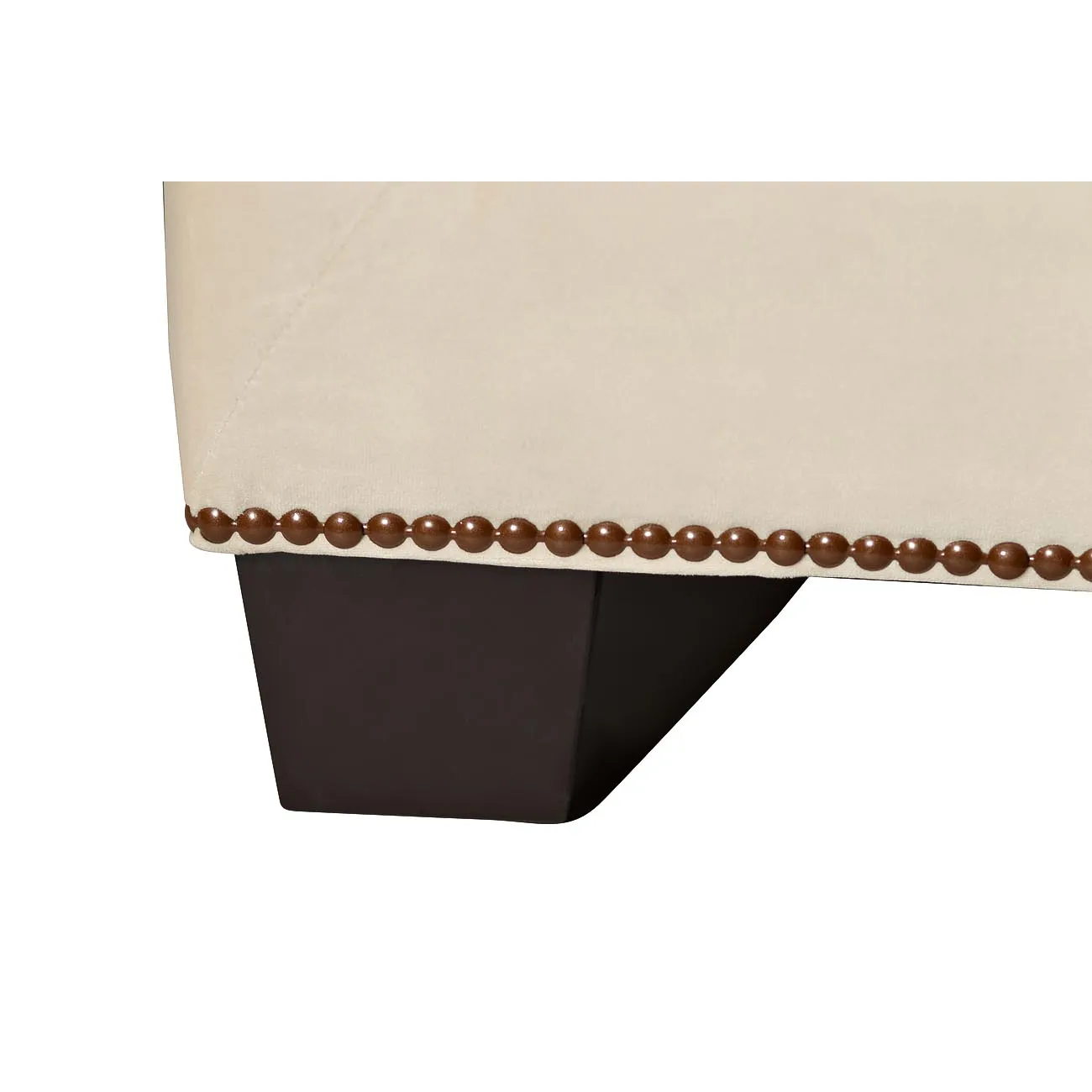 Диван трехместный светло-бежевый (с двумя валиками) DY-1002 от LaLume