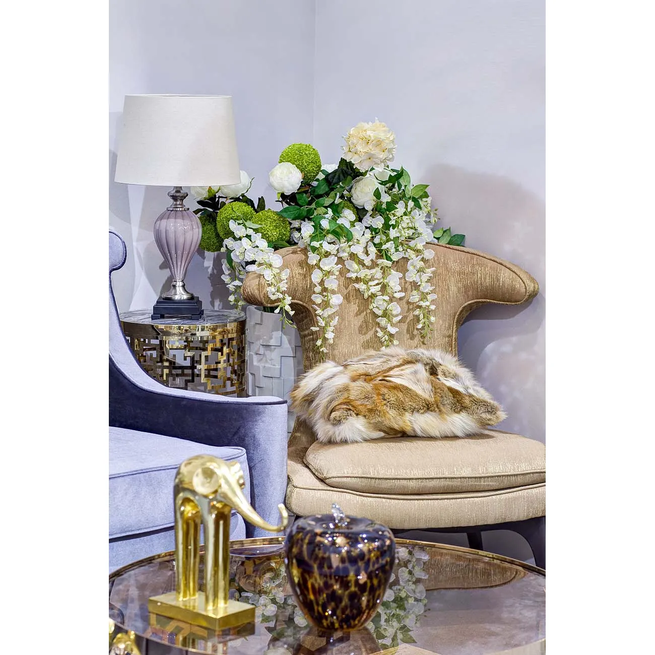 Статуэтка  Слон  C1289 (золотой) от LaLume